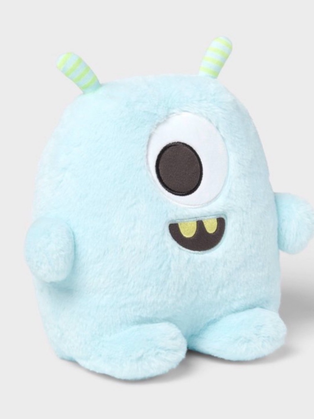 Pillowfort Weighted Mini  One-eyed Blue Monster Plush Pillow NWT Sensory